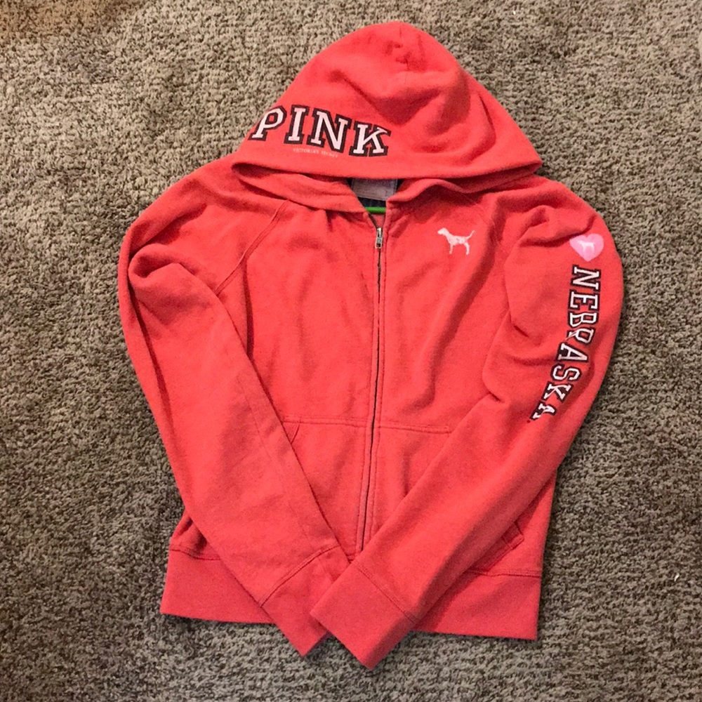 Victorias Secret Pink Nebraska jacket.